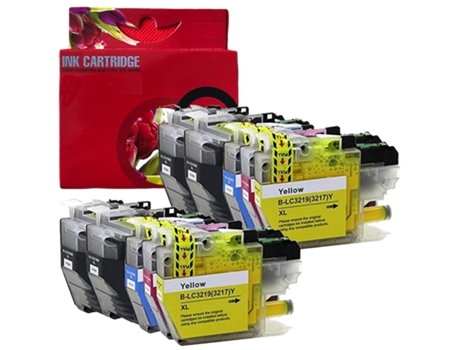 Pack 10 Cartuchos de Tinta Compatibles Brother LC3219XL LC3219XLBK LC3219XLC LC3219XLM LC3219XLY