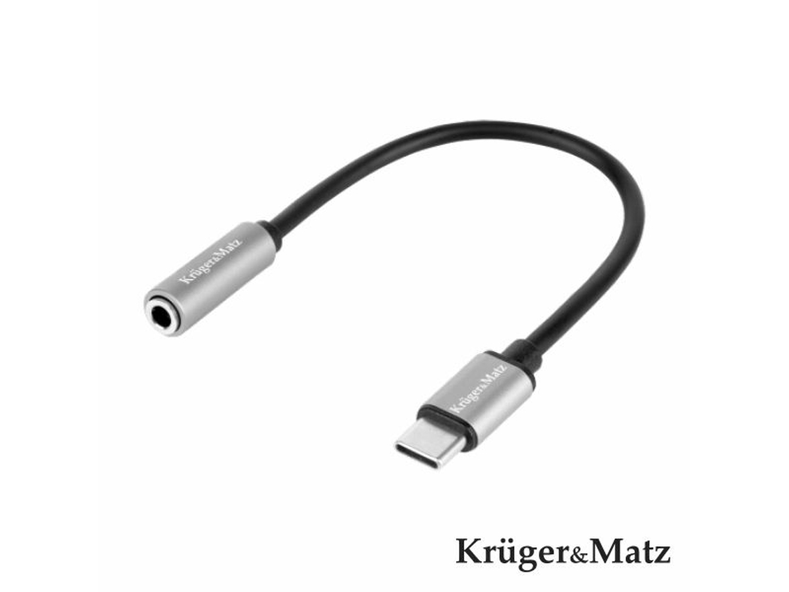 Adaptador Usb-C Macho KRUGER MATZ P/ Jack 3.5Mm