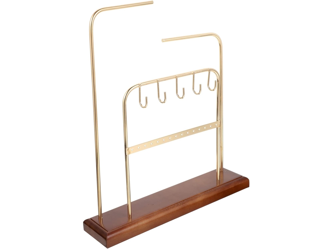 Soporte Organizador De Joyería Resistente Para Pendientes Y Collares: Práctico Expositor Para Dormitorio Y Oficina.