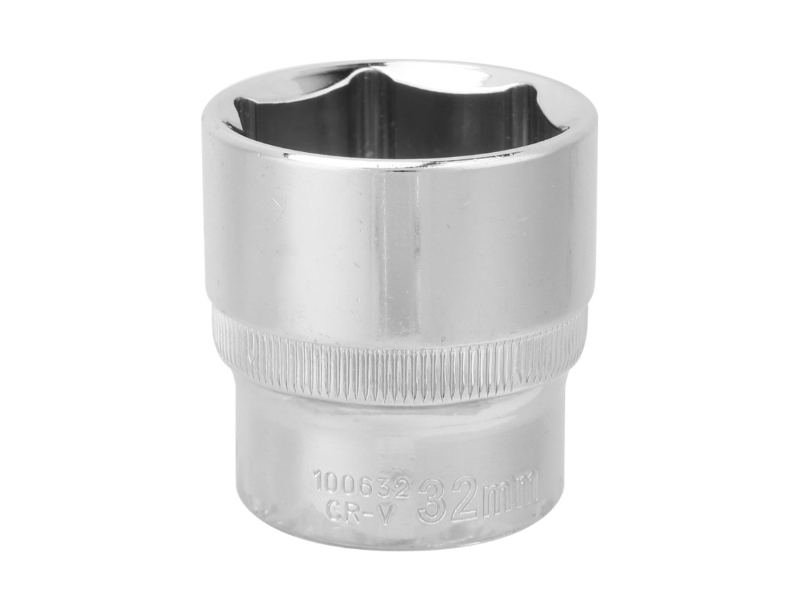 Herramienta Extractora De Tuercas Y Tornillos Hexagonales Crv De 32 Mm, Manguito Hexagonal, Acero Cromo-vanadio.