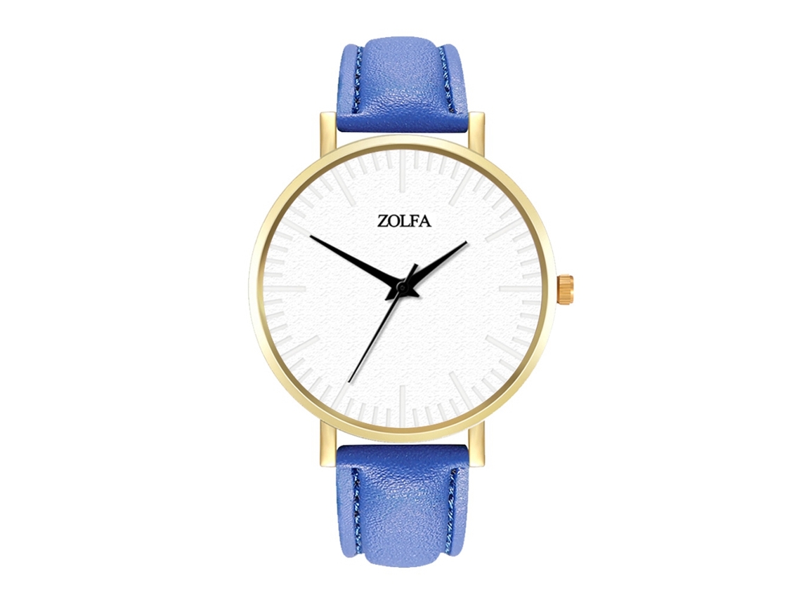 Reloj De Pulsera De Cuarzo Elegante Y Moderno Unisex Para Parejas - Regalo (azul)