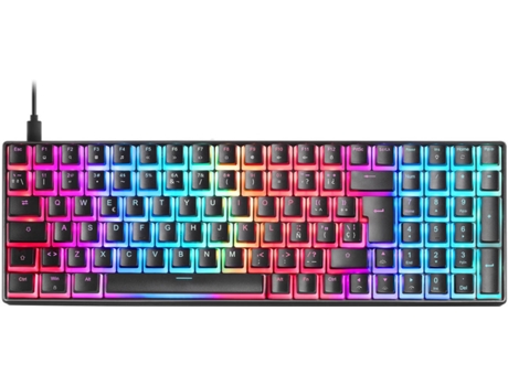 Teclado Gaming MARS Mkultrabes8 (Mecánico - Español - Negro)