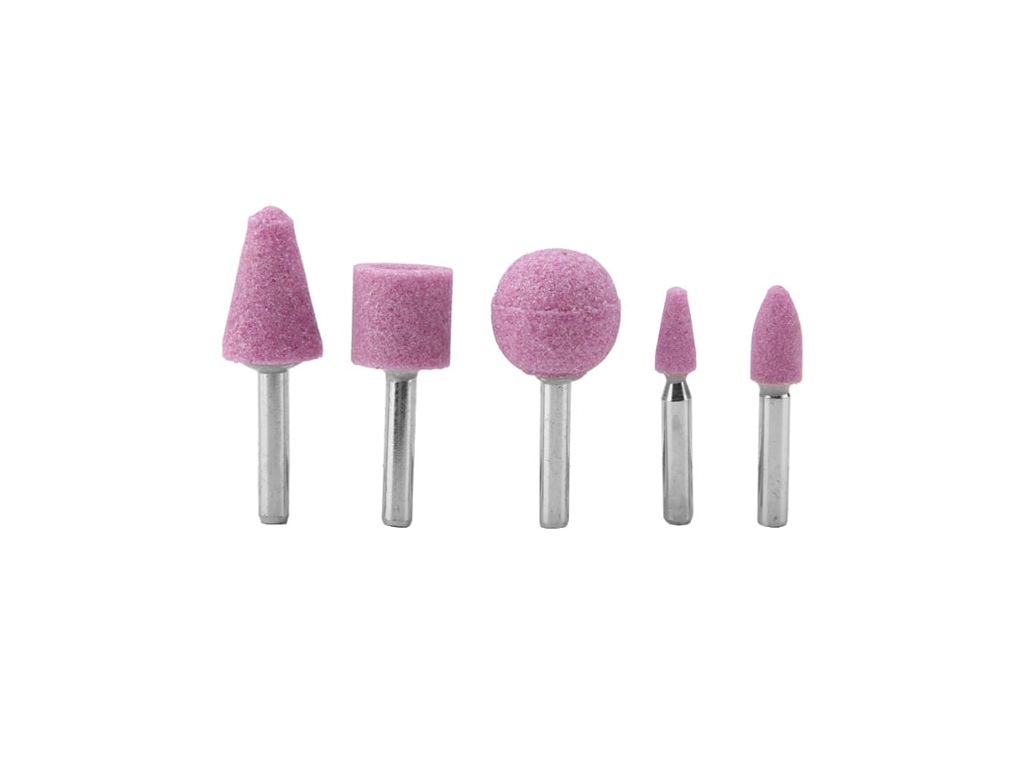 5pcs Kits De Ferramentas Rotativas De Lixamento E Polimento Cabeças De Lixadeira Elétrica Acessórios Set 6mm