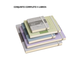 Set de 5 mini cuadernos de dibujo con papel de 250 g/m² y 40 páginas cada uno.
