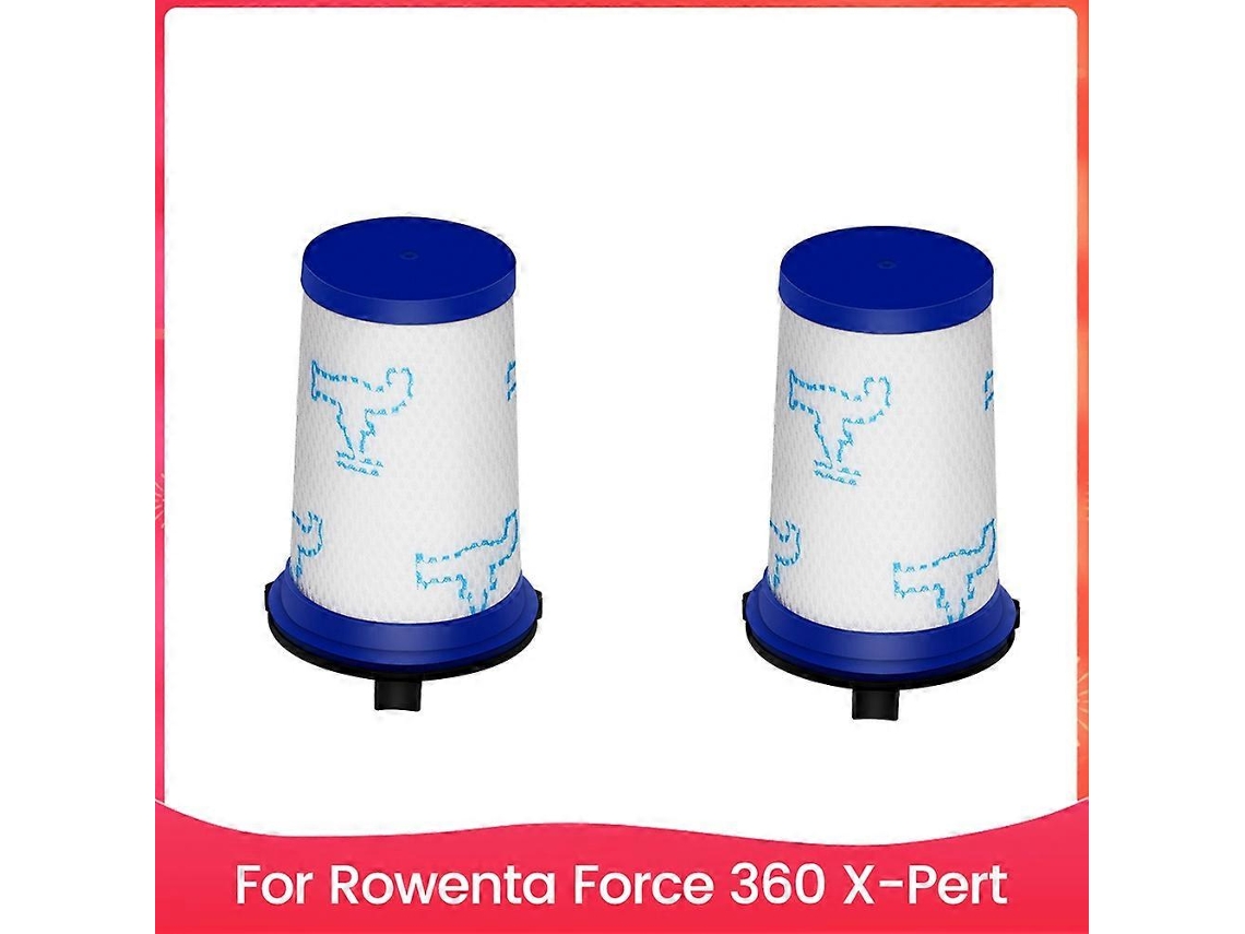 Conjunto de 2 filtros de reposição para aspirador de pó Force 360 X-pert. Acessórios e peças de reposição.