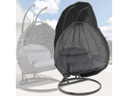 Funda Para Silla Colgante Huevo De 2 Personas Impermeable, Talla Universal 91" X 80", Protege Contra Polvo Y Rayos Uv, Para Exterior