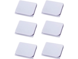 Topbathy Juego de 6 clips transparentes para cortinas, protectores de cortinas de estilo japonés Vayotoy