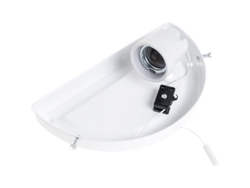Base para Aplique Herner 1Xe27 C.18 6Xl.7Xalt.10 5Cm Blanco FERRIMEX