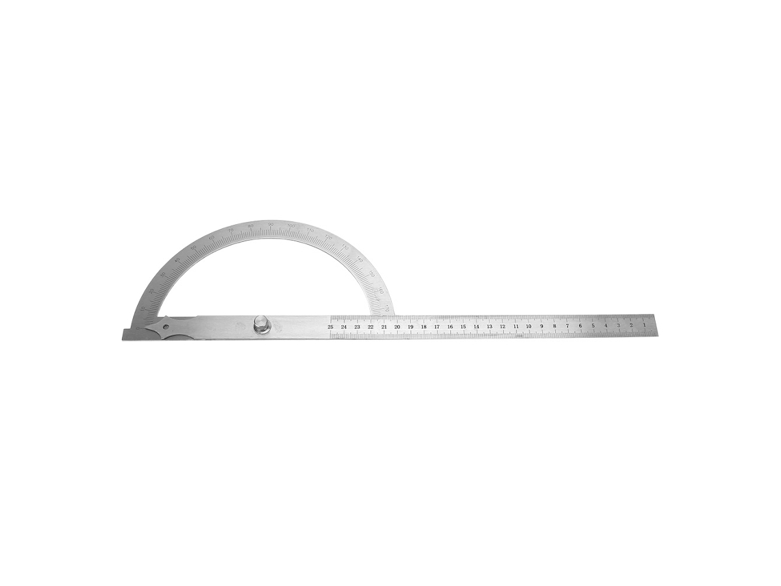 Goniómetro Angular De Acero Inoxidable De 200*300 Mm Con Protección Giratoria De 0-180 Grados.