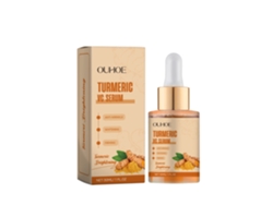 Sérum facial de cúrcuma para una piel sana y radiante.