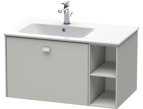 Neceser de pared DURAVIT Brioso 82,0 x 47,9 cm 1 extraíble estantería lateral lavabo a la izquierda para lavabo ME by Starck 234583