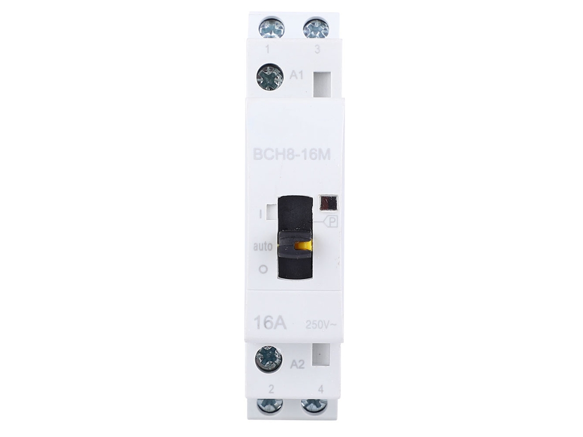 Enchufe doméstico de CA 2P16A con función de control manual 230V (2NC) para instalaciones eléctricas en edificios.