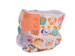 Pañal De Tela Reutilizable Para Bebé, Ajustable, Lavable, Con Broches Multinivel.