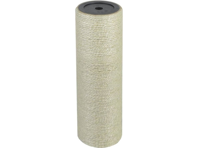 vidaXL Poste rascador para gatos 8x25 cm 10 mm beige