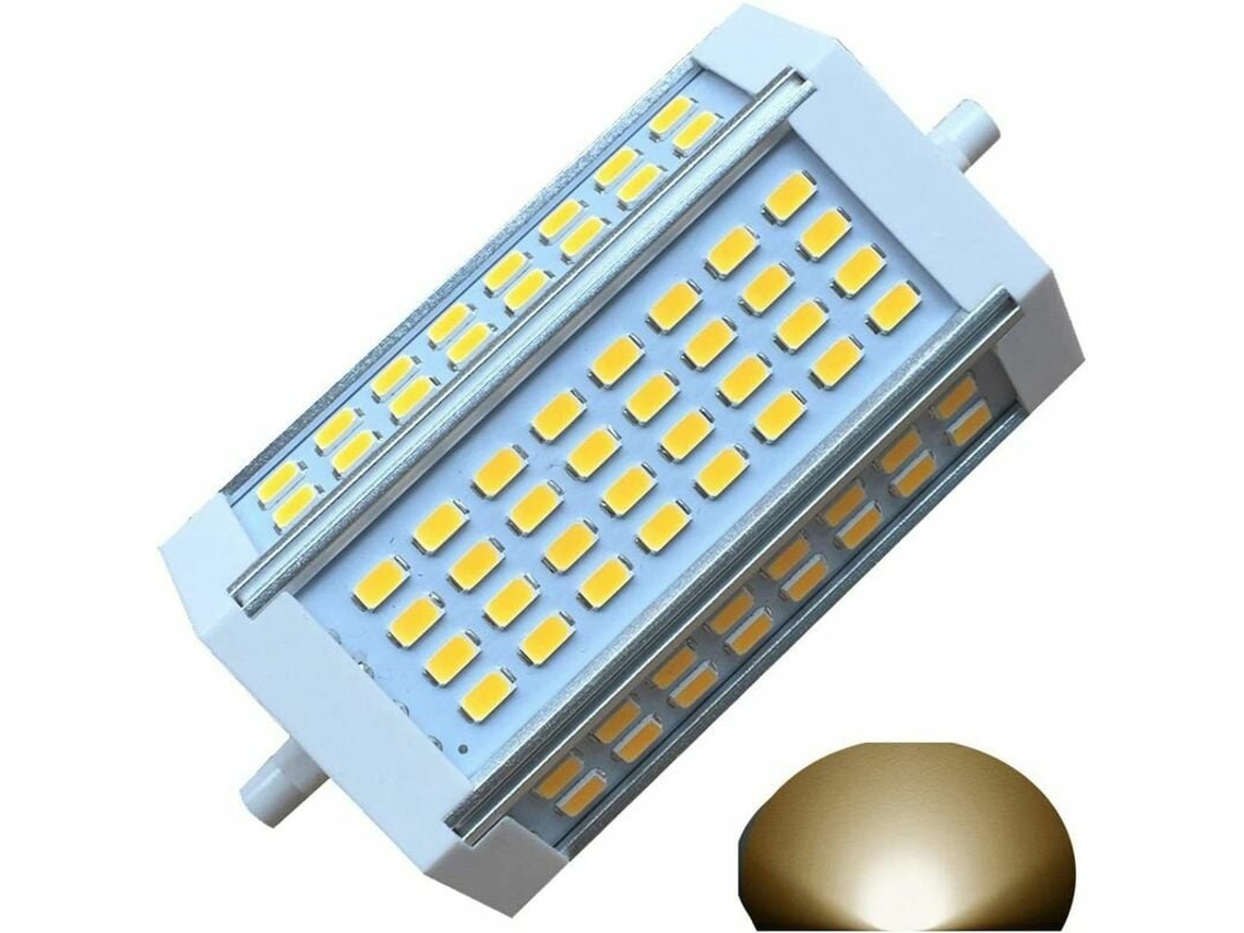 Lâmpada Led R7s (j118), 118mm, Dimerizável, 30w, Luz Branca Quente (3000k), Ac 220v, Substituição Para Refletores (equivalente A Halógena R7s)