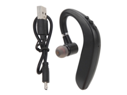 Auriculares Mono Bluetooth Inalámbricos Con Baja Latencia Y Batería De Larga Duración Para Conducir, Correr Y Usar En La Oficina - Negro