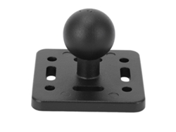 Base de montaje de bola de 1 pulgada con placa de aluminio Universal Amps