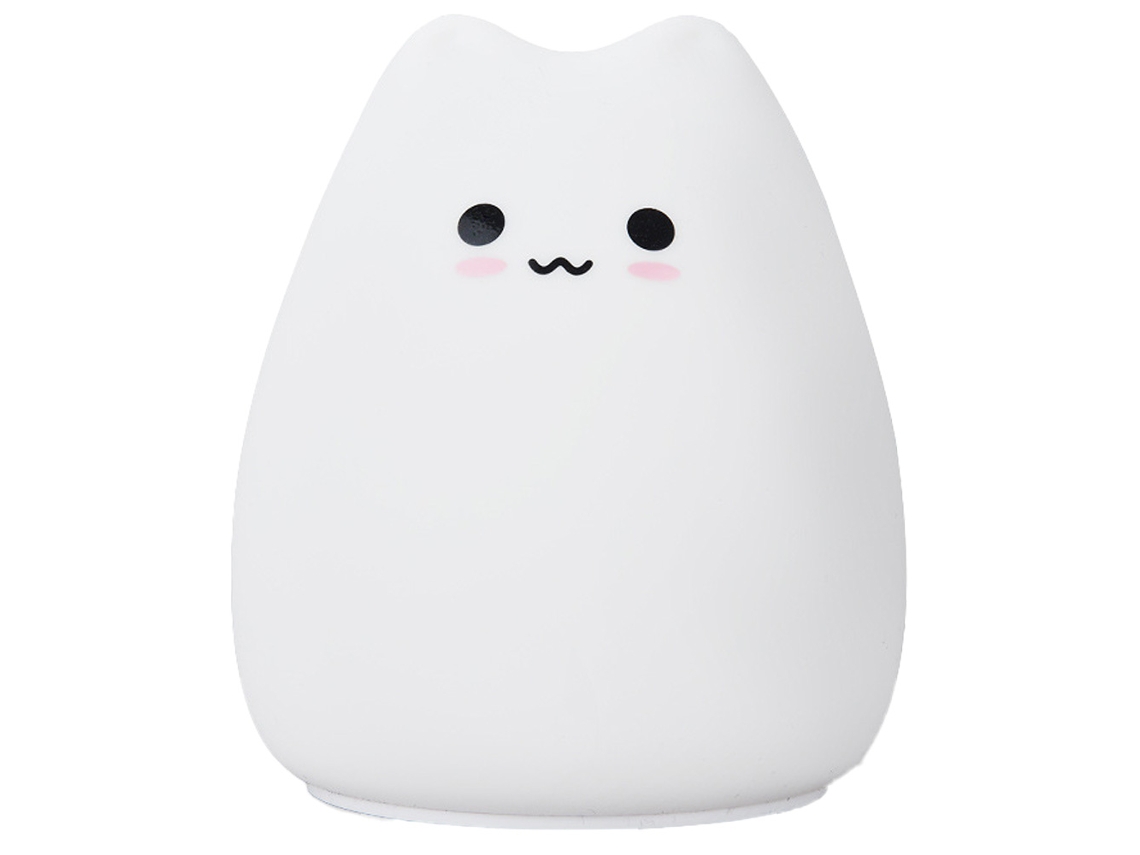 Luz Nocturna De Silicona Para Gato Fofo - Gato Fofo JEIIBRZUI