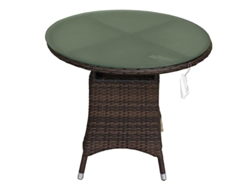 Mesa aluminio dada moka 80cm