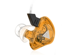 Fones De Ouvido Esportivos Com Cabo Isolamento De Ruído Controle De Volume Baixo Forte Com Microfone Ak5-amarelo