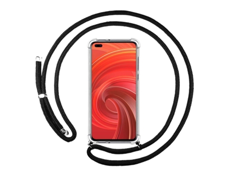 Carcasa Realme X50 Pro 5G TUMUNDOSMARTPHONE Colgante Negro