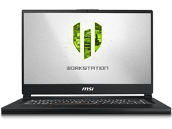 Portátil WorkStation MSI - WS65 8SK-490ES (15.6'' - Intel Core i7-8750H - RAM: 16 GB - 1 TB HDD + 512 GB SSD - NVIDIA Quadro P3200)