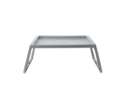 KOFIHETY Escritorio plegable para portátil, bandeja portátil para servir desayuno con ranura para teléfono móvil y base antideslizante, mesa de escritorio de P