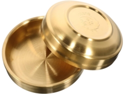 Bandeja Redonda Acero Inoxidable Dorado Guardar Joyas 2 Piezas Superficie Fácil Limpiar Ideal Oficina Diseño