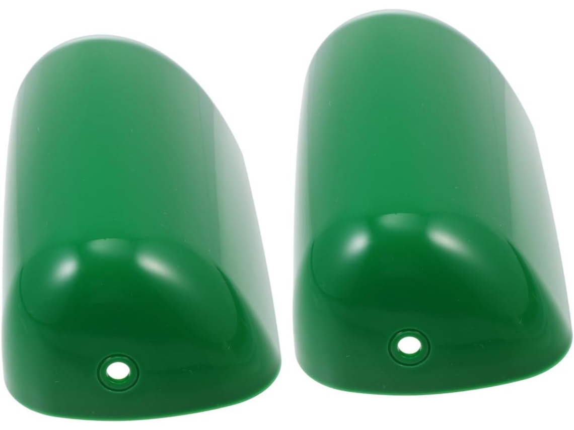 Juego de 2 lámparas de mesa de plástico vintage SFUSHOS