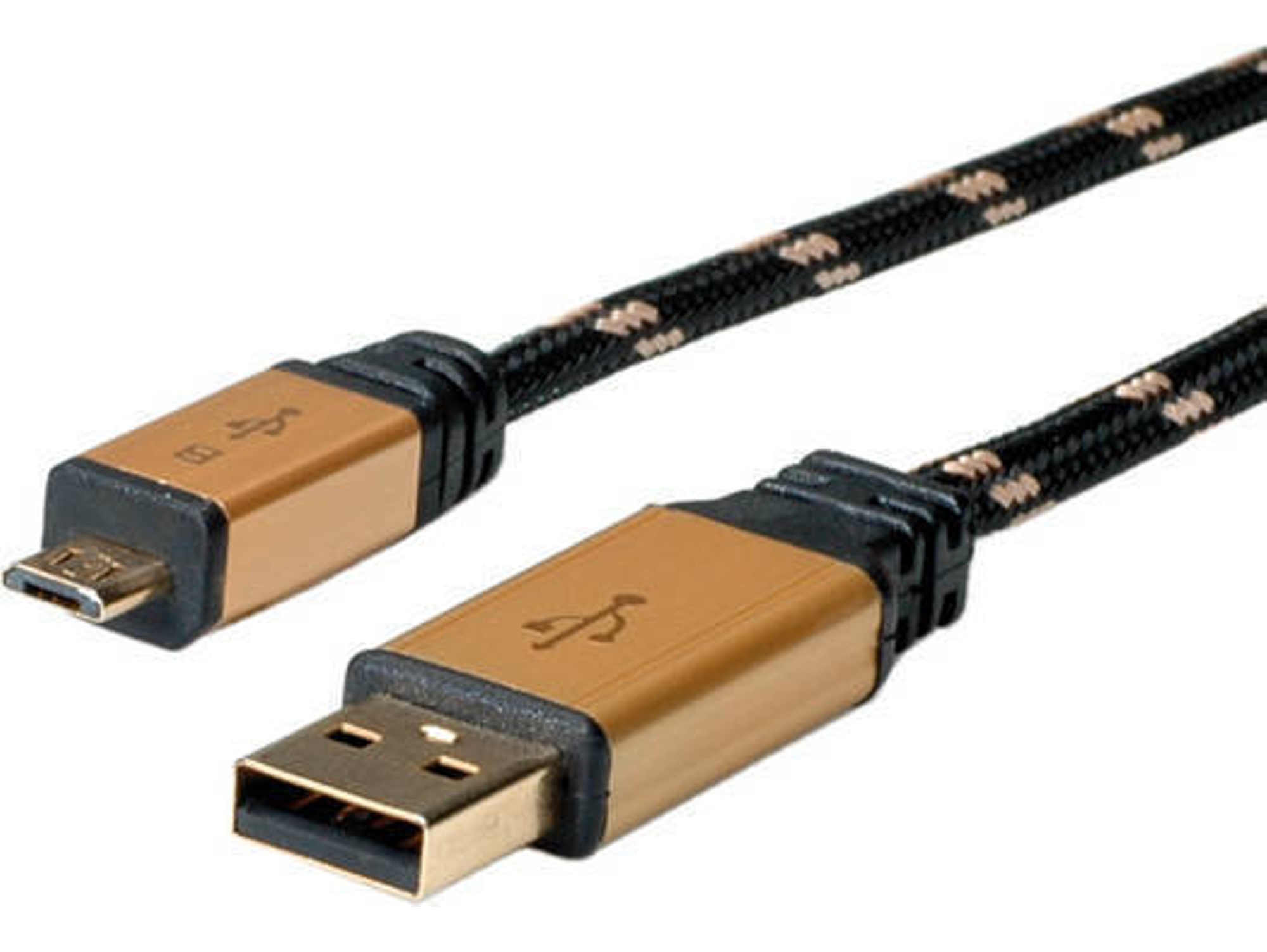 Cable USB ROLINE (USB - Negro)