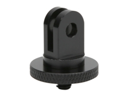 NEVEANCE Adaptador Mini Trípode de Aleación de Aluminio Negro con Interfaz 1/4 Pulgada para Accesorios de Cámara de Acción