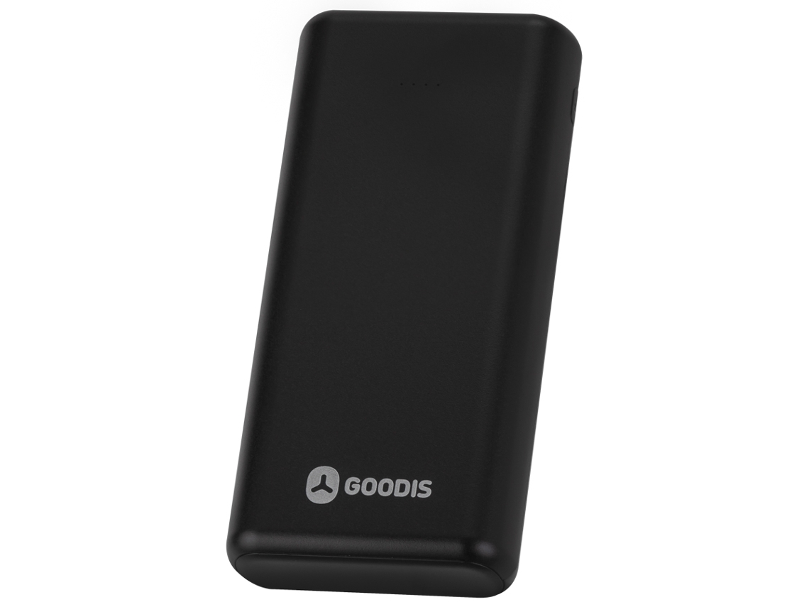 Powerbanck GOODIS (20.000 mAh - Micro USB + USB-C - Negro)