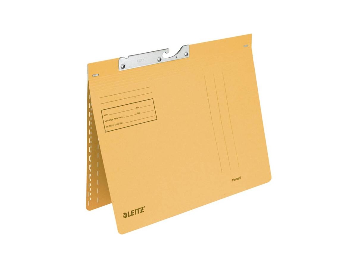 Carpeta pendular Leitz, A4, encuadernación comercial, amarillo para el mercado DLA Ch 50 piezas Esselte Leitz (2014 00 15)