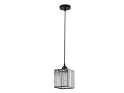 Yncm2026-lámpara De Techo Cristal Cuadrada, Toldo De Lámpara Colgante Para Hogar, 110‑220v