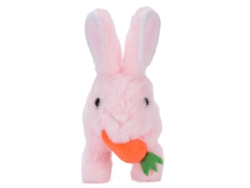 Conejo De Peluche Eléctrico Realista Con Saltos Y Sonidos Para La Interacción Entre Padres E Hijos - Rosa