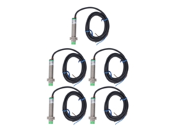 Sensor de proximidad inductivo PNP NC M12x1, IP65, 6-36 V CC, 5 unidades (sin marca)
