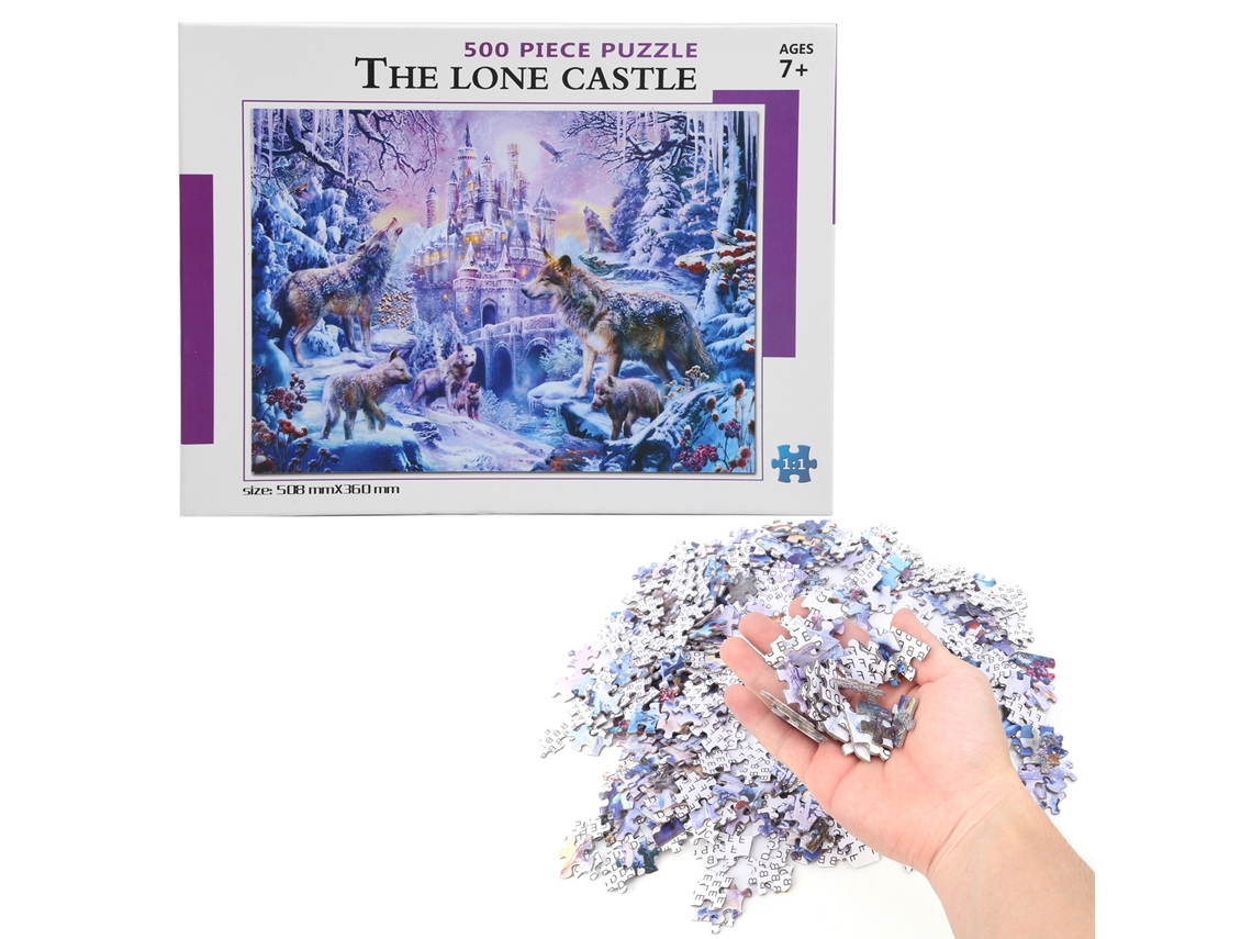 500pcs Rompecabezas Con Patrones Exquisitos Juguete Educativo Interacción Padre-hijo Regalo Para Niños (ll5003)