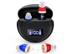 Audífonos Recargables Para Personas Mayores, Amplificadores Auditivos Digitales Para Adultos Con Pérdida Auditiva, Inteligentes (negro)