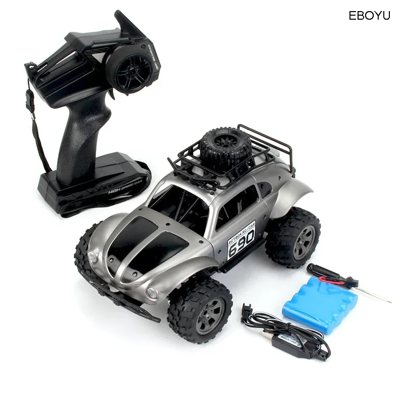 (plata) Coche Teledirigido De 2,4 Ghz Para Escalada, Vehículo Todoterreno De Alta Velocidad, Regalo Para Niños Y Niñas.