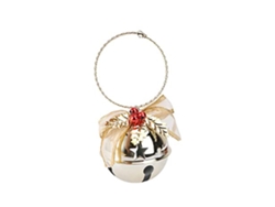Campana navideña de metal dorado estilo B AURUM