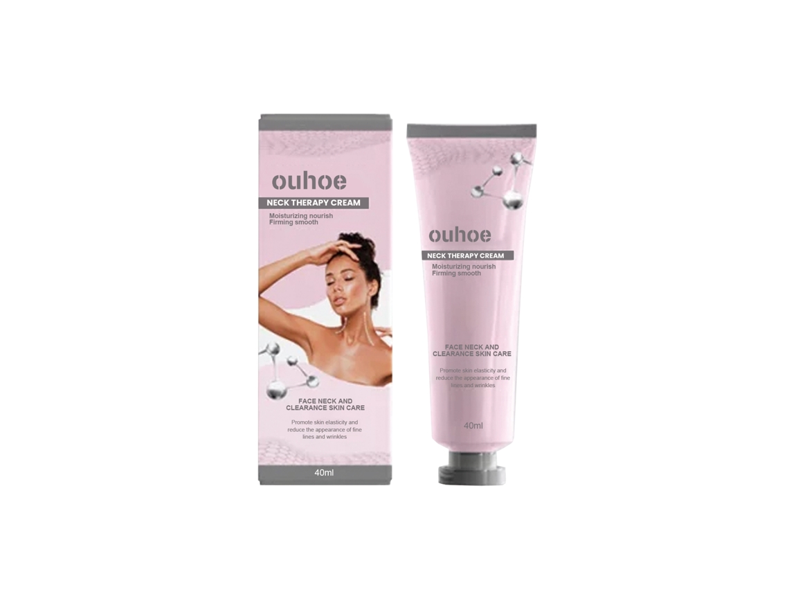 Crema de colágeno Ouhoe para reparar el cuello, reafirmar y antiarrugas.