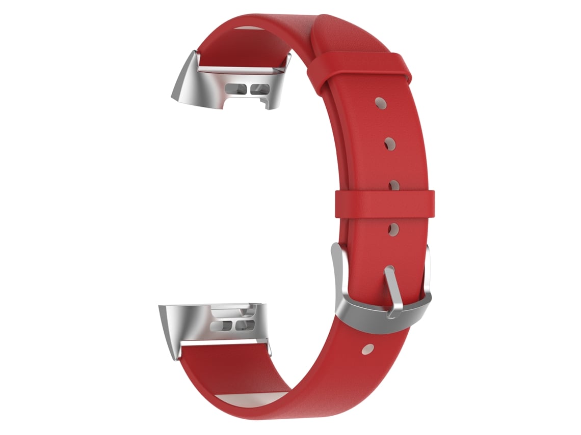 Correa De Reemplazo Para Smartwatch Compatible Con Fitbit Charge3, Material De Cuero