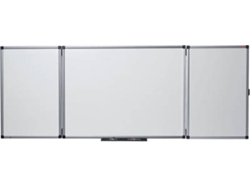 Pizarra Blanca NOBO Tríptico (1200x900mm - Cristal - Magnético: Sí)
