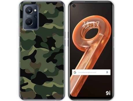 Carcasa Realme 9i TUMUNDOSMARTPHONE Dibujos Camuflaje Multicolor
