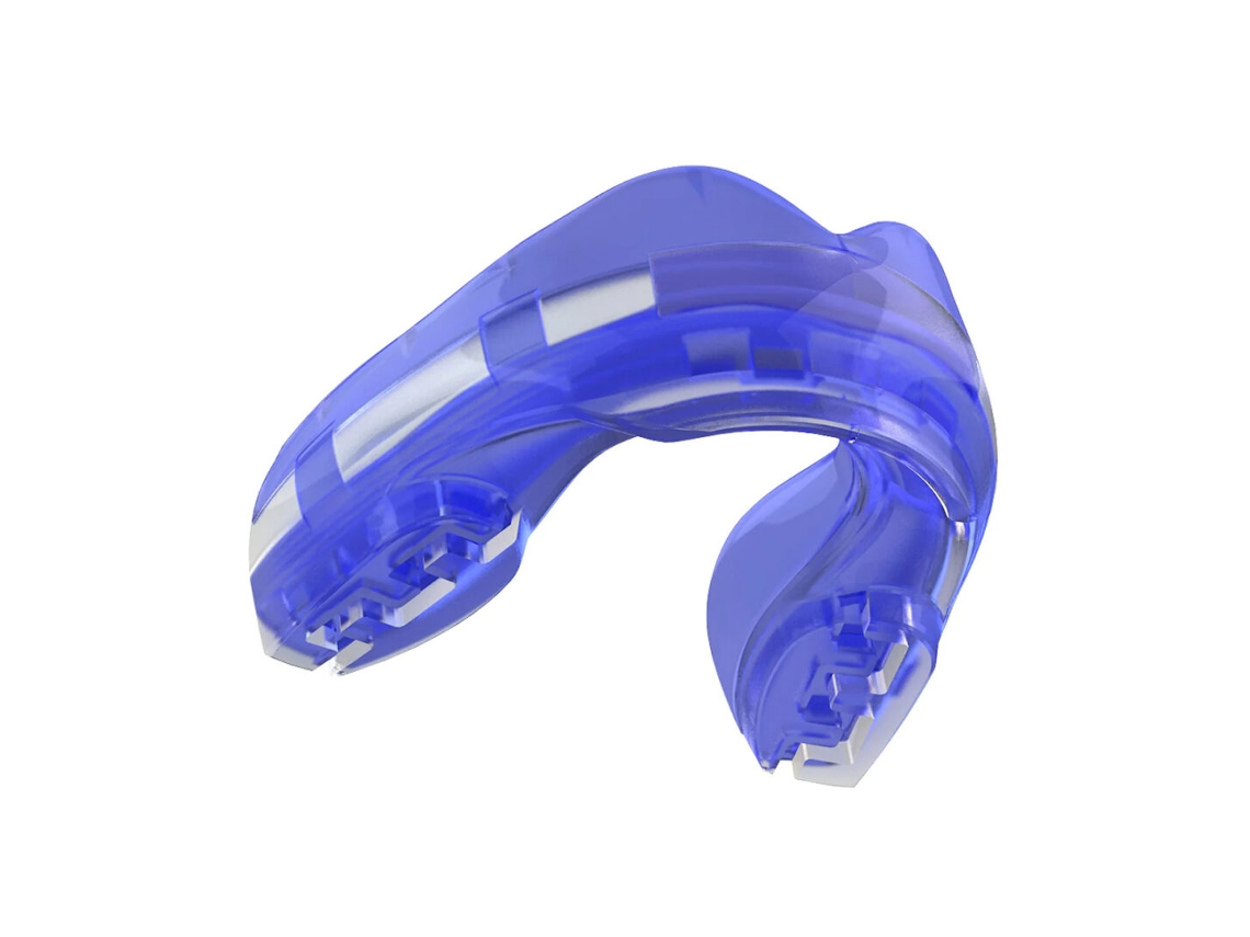 Protector bucal azul Safejawz Ortho Series para aparatos de ortodoncia
