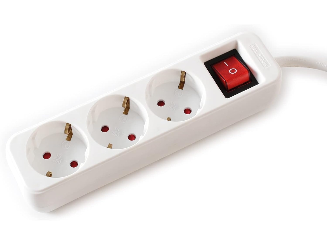 Llave De Vaso De 3 Vías Con Llave Inglesa, Blanca, 3 M