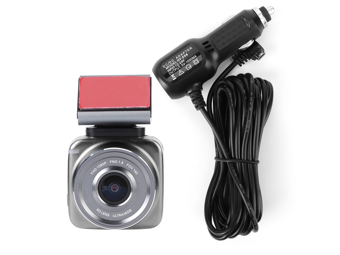 Grabadora De Vídeo Digital Para Vehículos De 2" Fhd 1080p Con Cámara Para Salpicadero, Grabación En Bucle Y Detección De Colisiones.