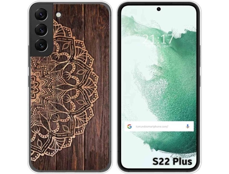 Carcasa Samsung Galaxy S22 Plus 5G TUMUNDOSMARTPHONE Dibujos Madera 06 Multicolor
