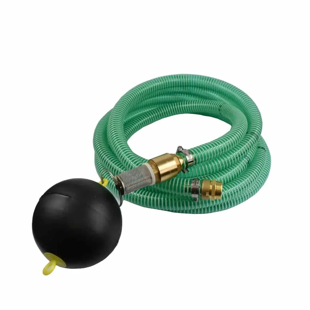 Kit Mangueira De Sucção 1/25mm 4m Com Flutuador Para Água Limpa Em Poços, Lagos E Piscinas