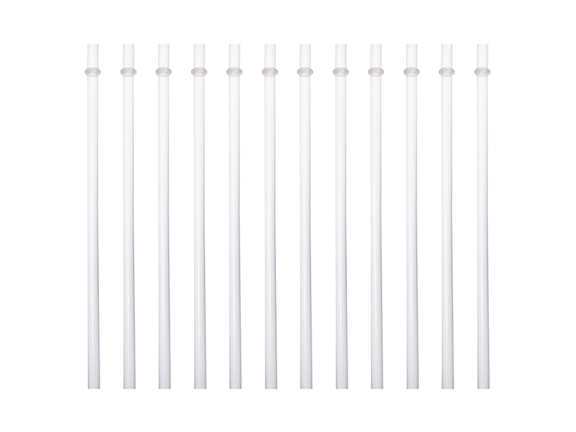 Pajitas de plástico reutilizables transparentes de 9 pulgadas para vasos Mason Jar de 16 oz y 20 oz, juego de 12 pajitas y cepillo de limpieza